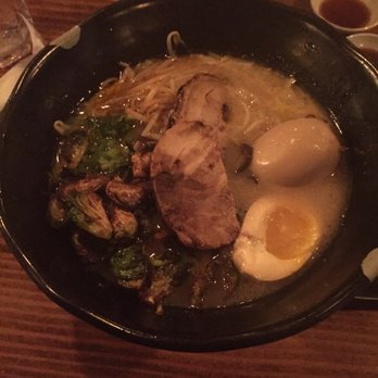 JINYA Ramen Bar - Murray - Sprouting up ramen with extra egg Ramen was 12.95 plus 1.50 for the egg. Loved the pork and thick noodles with crunchy Brussel sprouts - Ramen Near Me - Murray, Utah JINYA Ramen Bar - Murray - Sprouting up ramen with extra egg Ramen was 12.95 plus 1.50 for the egg. Loved the pork and thick noodles with crunchy Brussel sprouts - Ramen Near Me - Murray, Utah