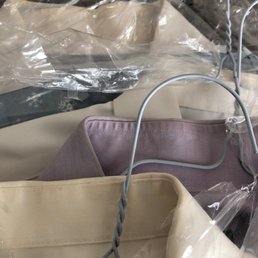 Dry cleaning garment samples