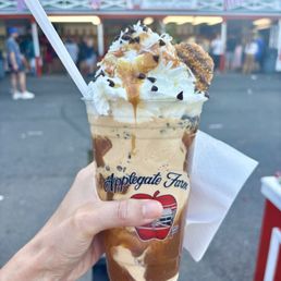 Girl Scout Samoa cookie sundae