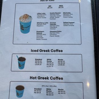 Penelope's Coffee And Tea - Menu August 2025 - Coffee & Tea Near Me - Foster City, California