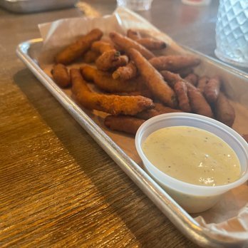 American Grub - Fried green beans were delicious. - Burgers Near Me - Tustin, California American Grub - Fried green beans were delicious. - Burgers Near Me - Tustin, California