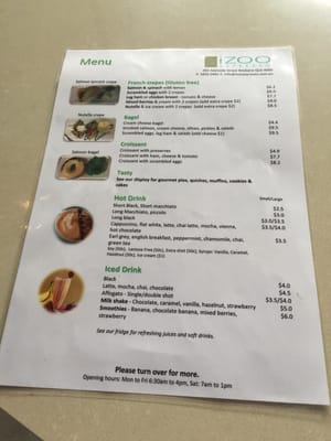 Menu photo 1 Izoo Espresso Brisbane, QLD