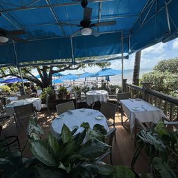 View from table on upper level. View from table on upper level.