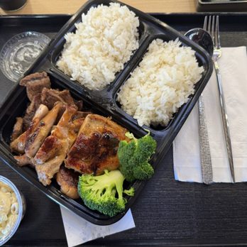 Sizzling House - Teriyaki Chicken and Beef Rice Plate - Ramen Near Me - San Jose, California Sizzling House - Teriyaki Chicken and Beef Rice Plate - Ramen Near Me - San Jose, California