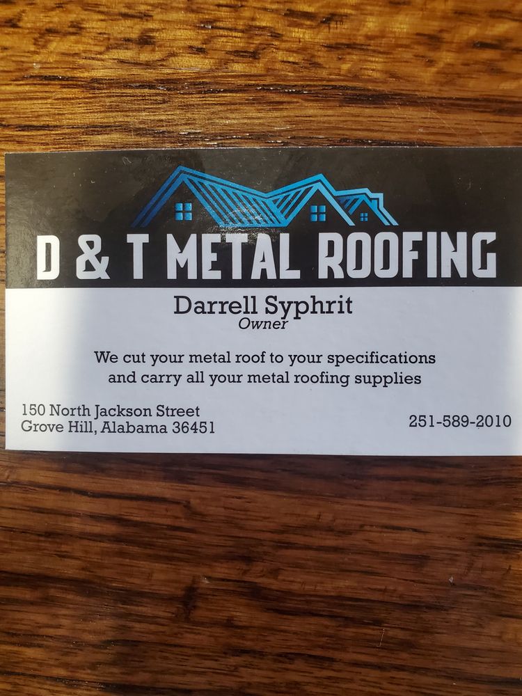 Slide of D&T Metal Roofing
