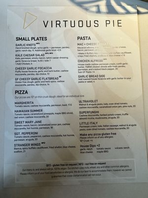 Menu photo 1 Virtuous Pie Victoria, BC