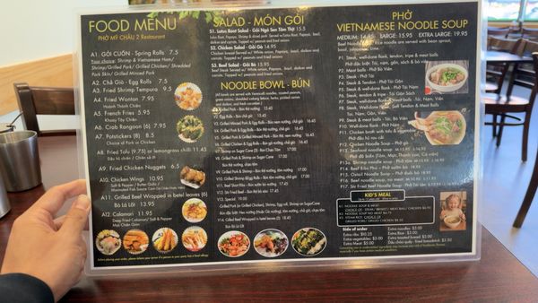 Menu photo 4 Pho My Chau 2 Federal Way, WA Menu photo 4 Pho My Chau 2 Federal Way, WA