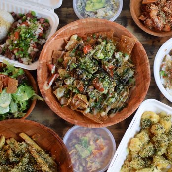 Side Of Aloha - Fried Chicken, Fries with amazing sauces and Furikake, Pork Nachos, Pokes, Steak, Kimchi, side salad. - Hawaiian Near Me - Draper, Utah Side Of Aloha - Fried Chicken, Fries with amazing sauces and Furikake, Pork Nachos, Pokes, Steak, Kimchi, side salad. - Hawaiian Near Me - Draper, Utah