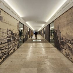 Basilica Papale di San Paolo Fuori Le Mura - Hallway to the museum