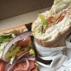 Deli Delicious - Pepperoni sandwich.