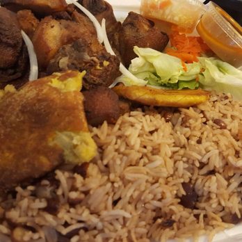 La Difference Bakery & Cafe - Pork with rice and salad - Haitian Near Me - Lawrenceville, Georgia La Difference Bakery & Cafe - Pork with rice and salad - Haitian Near Me - Lawrenceville, Georgia
