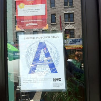 Amy's Restaurant - Well deserving of the A...and a Golden Grub award for its delicious General Tso's Chicken! - Chinese Near Me - New York, New York Amy's Restaurant - Well deserving of the A...and a Golden Grub award for its delicious General Tso's Chicken! - Chinese Near Me - New York, New York