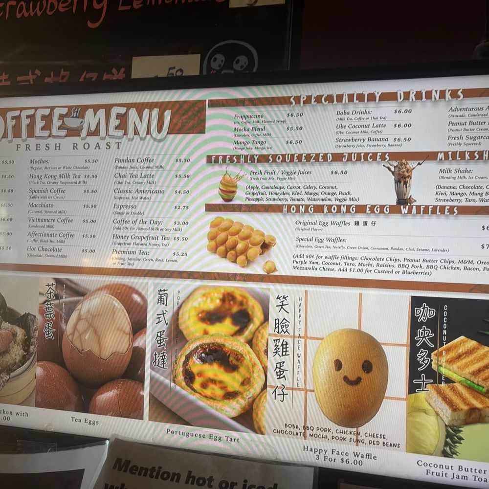 Fresh Roast - Current menu - Coffee & Tea Near Me - San Gabriel, California