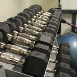 New, high-quality hand weights.