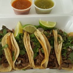 La Victoria Grocery & Restaurant - 5 Steak Tacos: 7 bucks.