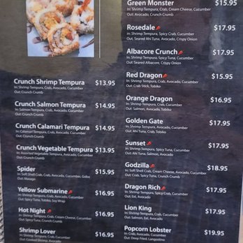 Ahi Sushi - Menu page 6 - Sushi Bars Near Me - Bakersfield, California
