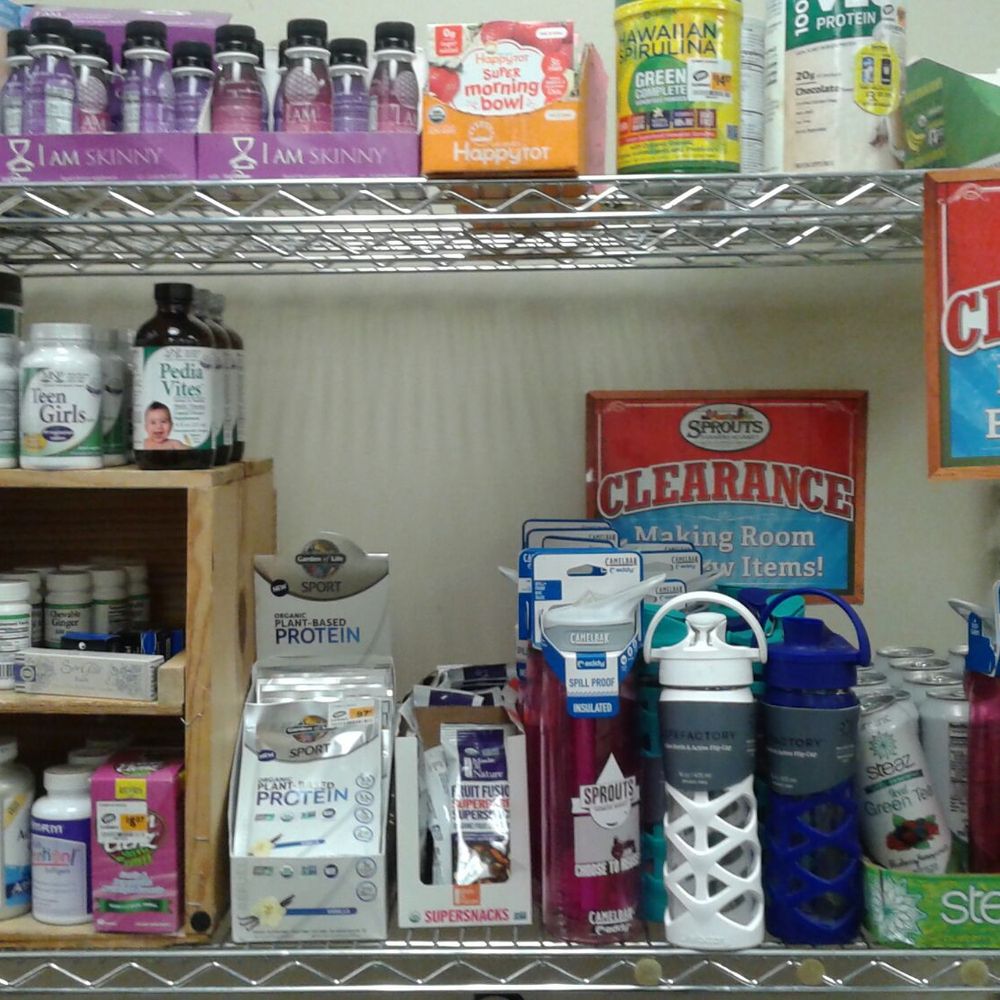 Sprouts Farmers Market - There is a clearance shelf in the very back of the store, near the restrooms. But honestly, none of them look like a very good deal to me - Grocery Near Me - Dublin, California Sprouts Farmers Market - There is a clearance shelf in the very back of the store, near the restrooms. But honestly, none of them look like a very good deal to me - Grocery Near Me - Dublin, California