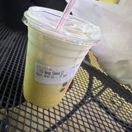 Mango Green Cheese Tea Mango Green Cheese Tea
