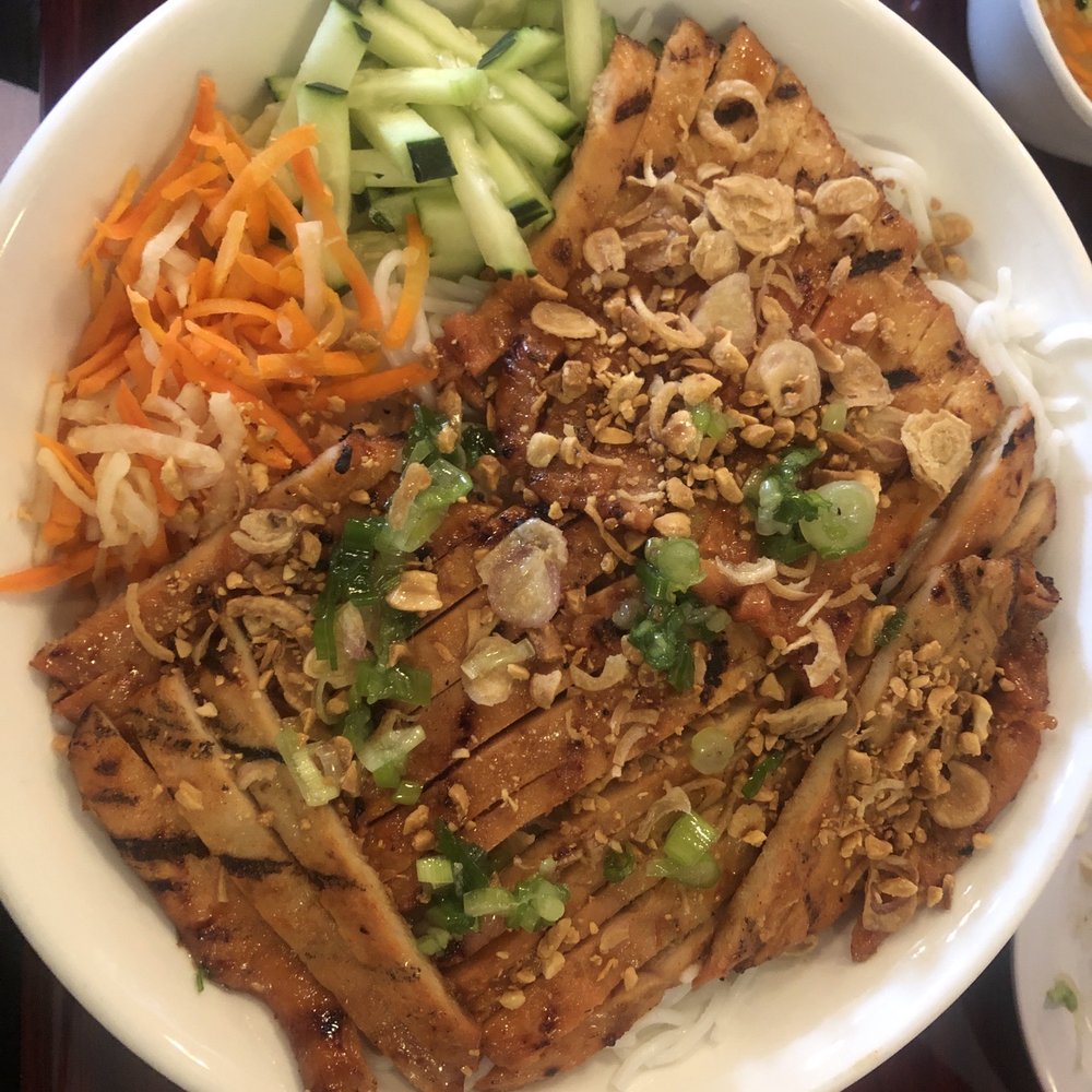 Pho 5 - Grilled Chicken Noodle bowl. - Vietnamese Near Me - Castle Pines, Colorado