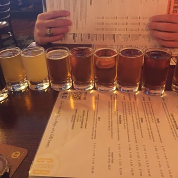 Gordon Biersch - Testing the house made beers for only $9.50! - New American Near Me - Myrtle Beach, South Carolina Gordon Biersch - Testing the house made beers for only $9.50! - New American Near Me - Myrtle Beach, South Carolina