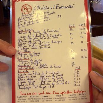 Le Relais de l'Entrecôte - Steakhouses Near Me - Paris, 75 Le Relais de l'Entrecôte - Steakhouses Near Me - Paris, 75