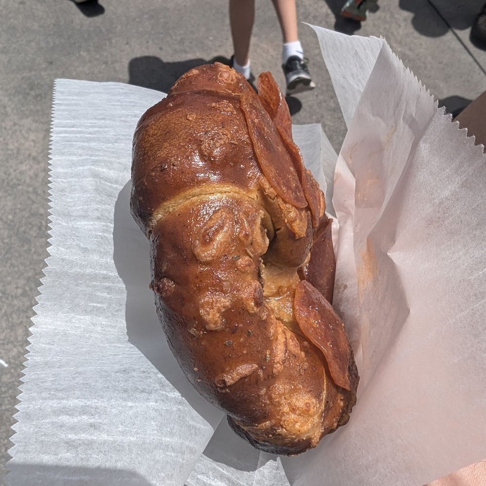 Lemon Slush - Pizza stuffed pretzel - Shaved Ice Near Me - Orlando, Florida