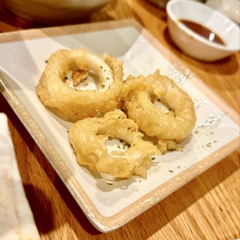 The Meat Bros - Korean BBQ - The 3 pieces of fried calamari that we waited 30+ minutes for lol - Korean Near Me - Fort Lee, New Jersey The Meat Bros - Korean BBQ - The 3 pieces of fried calamari that we waited 30+ minutes for lol - Korean Near Me - Fort Lee, New Jersey