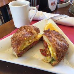 A signature menu item the "Sunshine Sandwich" . so gooooooopd.