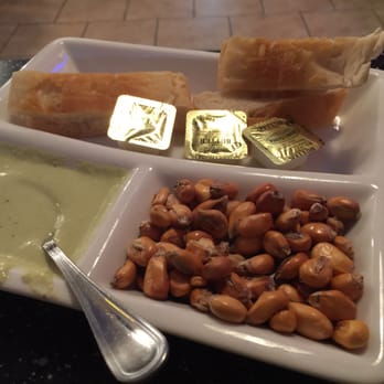 Piolin Restaurant - Bread plate. Don't know if that's huacatay or not but good. And with corn nuts. - Peruvian Near Me - Hartford, Connecticut Piolin Restaurant - Bread plate. Don't know if that's huacatay or not but good. And with corn nuts. - Peruvian Near Me - Hartford, Connecticut