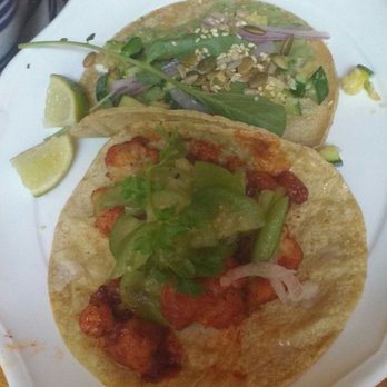 Canteen - Fried cauliflower and calabaza tacos - Tacos Near Me - Madison, Wisconsin Canteen - Fried cauliflower and calabaza tacos - Tacos Near Me - Madison, Wisconsin