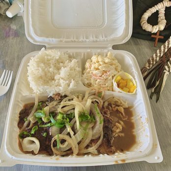 5-Spice - Papa Hamburger Steak Plate - Specialty Food Near Me - Hilo, Hawaii 5-Spice - Papa Hamburger Steak Plate - Specialty Food Near Me - Hilo, Hawaii