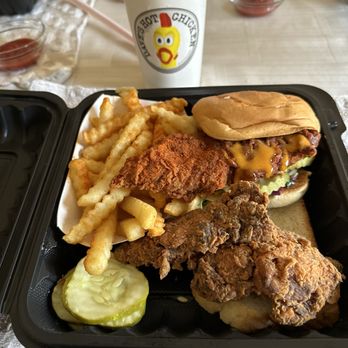 Dave's Hot Chicken - Dave's #3 1 Tender & 1 Slider w/ Fries - Chicken Shop Near Me - Dublin, California