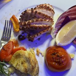 Grilled octopus