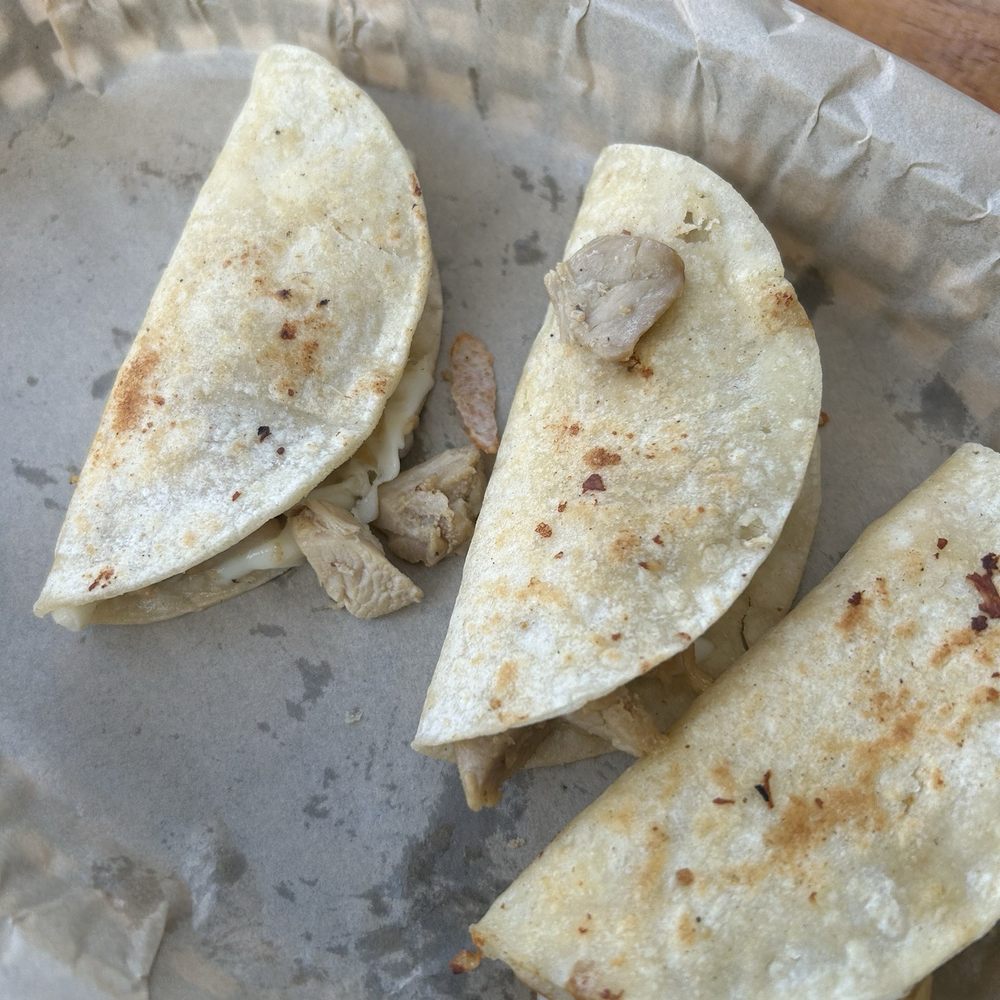 Botanico Tacos & Tequila - Kids chicken quesadilla. They look barely cooked and chicken was bland. - Bars Near Me - Mount Dora, Florida
