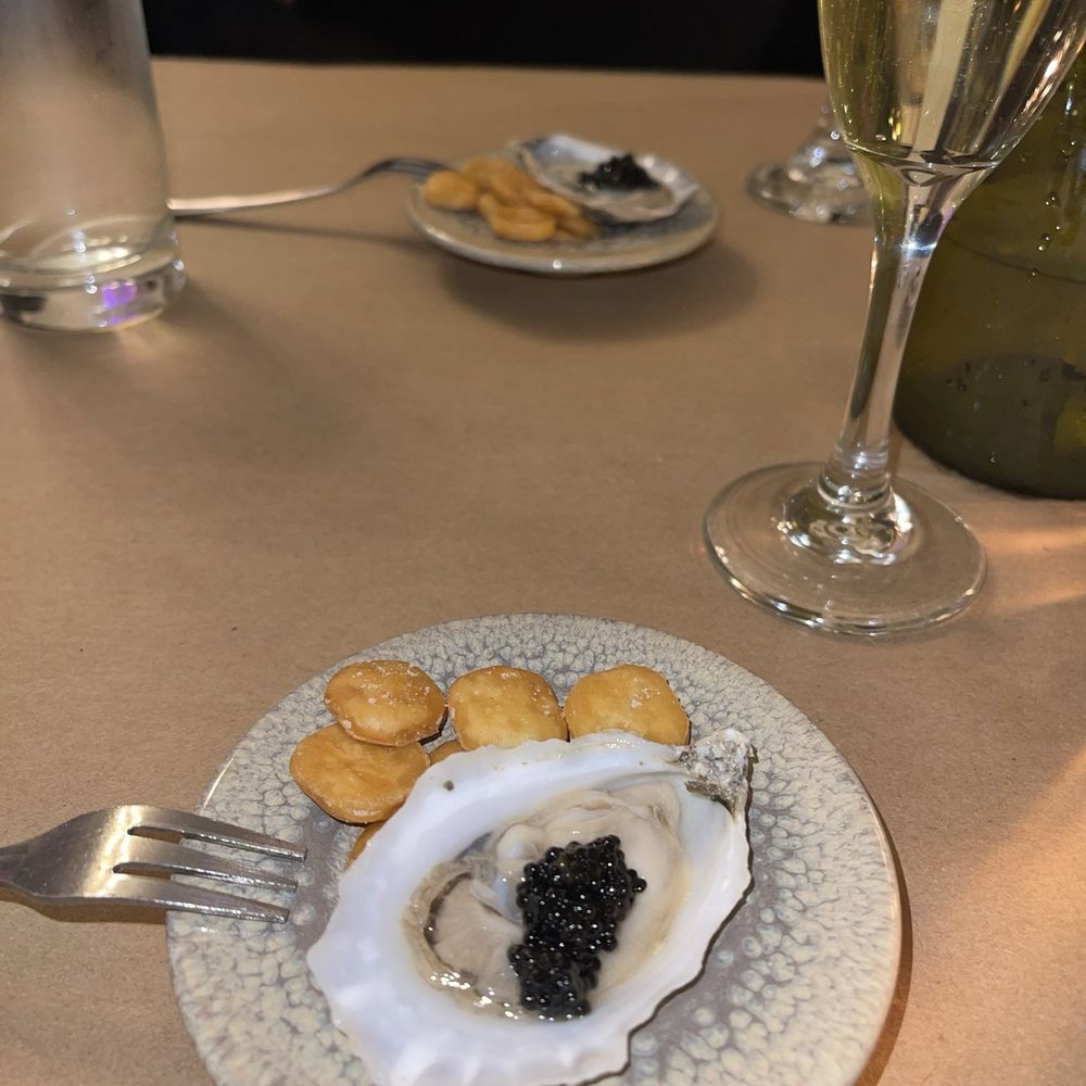 Boucherie - Oysters with Caviar and Fried Crackers - Barbeque Near Me - New Orleans, Louisiana