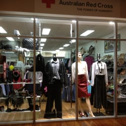 Australian Red Cross - Window display at Red Cross retail store valley