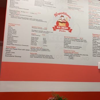 Napolitana Ice Cream Parlor - Flavors - Ice Cream & Frozen Yogurt Near Me - Greer, South Carolina