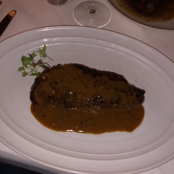 Mitchell's Steakhouse - New York steak with peppercorn sauce - Steakhouses Near Me - Columbus, Ohio Mitchell's Steakhouse - New York steak with peppercorn sauce - Steakhouses Near Me - Columbus, Ohio