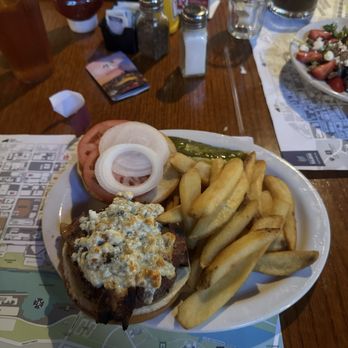 Ye Olde Durty Bird - Burger blue cheese bacon onion - American Near Me - Toledo, Ohio