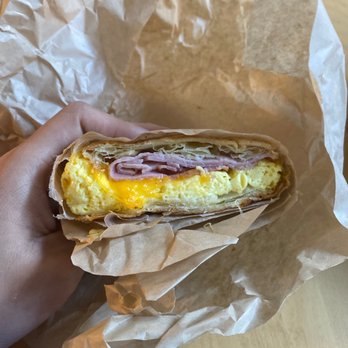 First Cup - Ham egg cheese croissant sandwich - Coffee & Tea Near Me - San Francisco, California