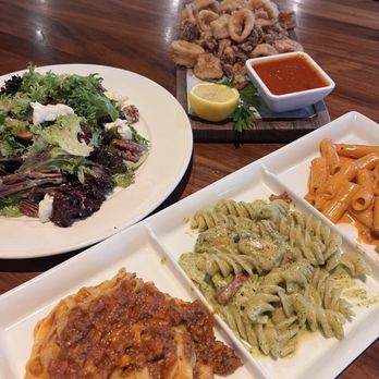 Il Fornaio - Pasta trio, calamari, Insalata di Pere - Italian Near Me - Mountain View, California Il Fornaio - Pasta trio, calamari, Insalata di Pere - Italian Near Me - Mountain View, California