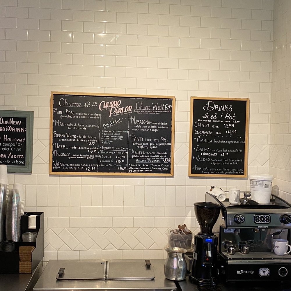 Churro Parlor - The Menu - Desserts Near Me - Glenview, Illinois