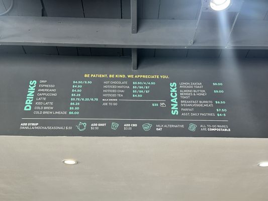 Menu photo 1 Huckleberry Roasters Denver, CO