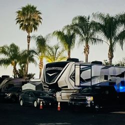 Anaheim Harbor RV Park - The front of the park.