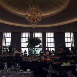 The dining room.