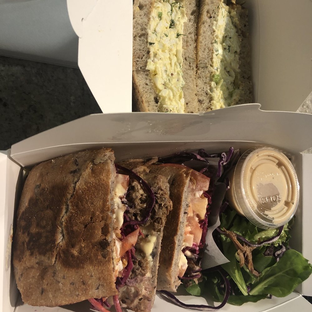 Green Box Express - Egg salad sandwich and brisket sandwich - Salad Near Me - Toronto, Ontario Green Box Express - Egg salad sandwich and brisket sandwich - Salad Near Me - Toronto, Ontario
