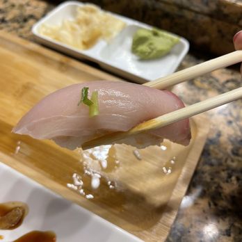 Sushi Plus - Trying to show how big the piece is lol picture does not do justice. - Japanese Near Me - Fountain Valley, California Sushi Plus - Trying to show how big the piece is lol picture does not do justice. - Japanese Near Me - Fountain Valley, California