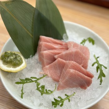 Wazabi Sushi - Orange - Bluefin Tuna Belly (toro) Sashimi - Sushi Bars Near Me - Orange, California