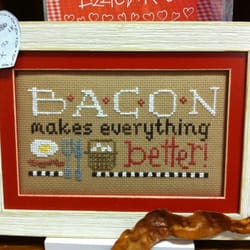 Cross Stitch Cupboard - They're wise.