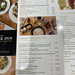 Shingle Inn - Menu